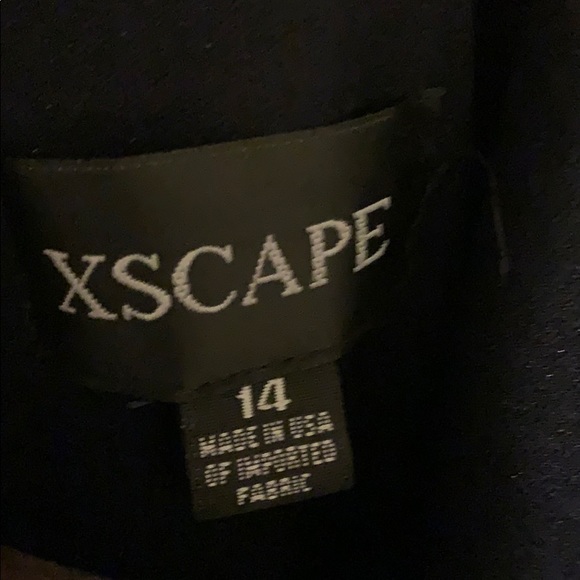 Beautiful navy blue knee length dress - Picture 3 of 3